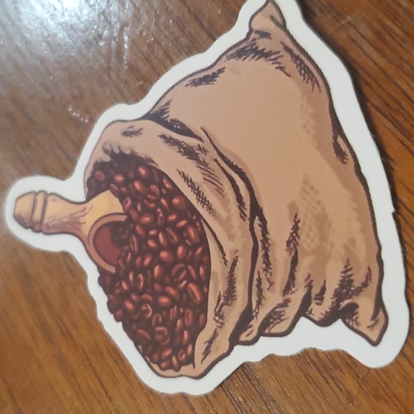 Coffee Bean Sticker - Picture 3 of 3